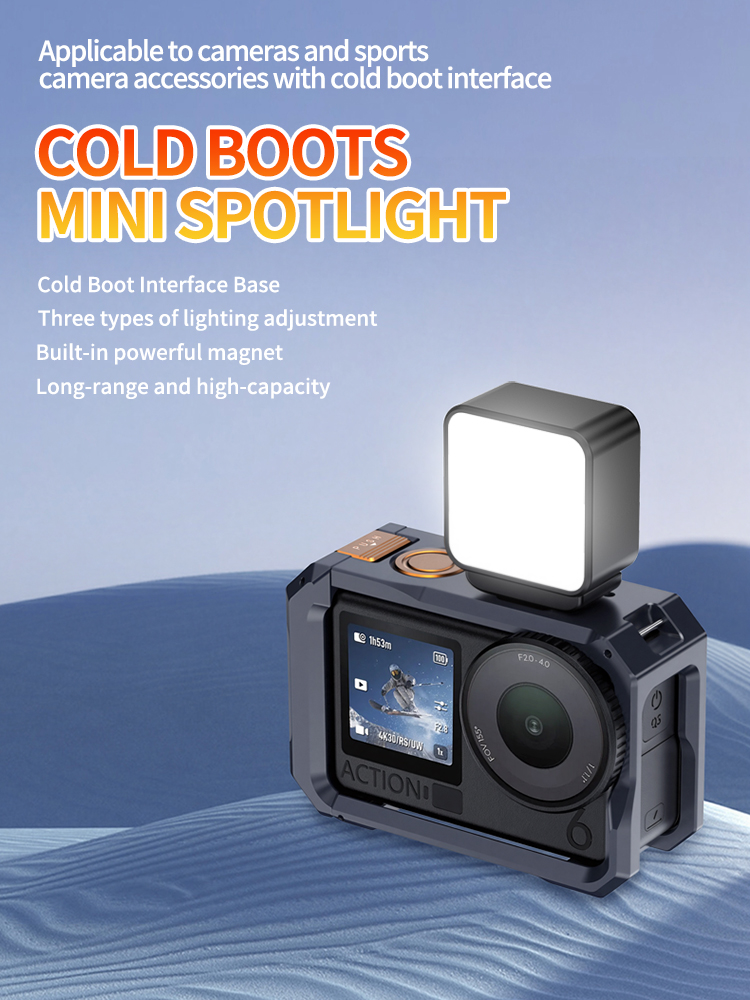 Photography Lighting Description - Magnetyczna Mini Lampa LED do Wideo,