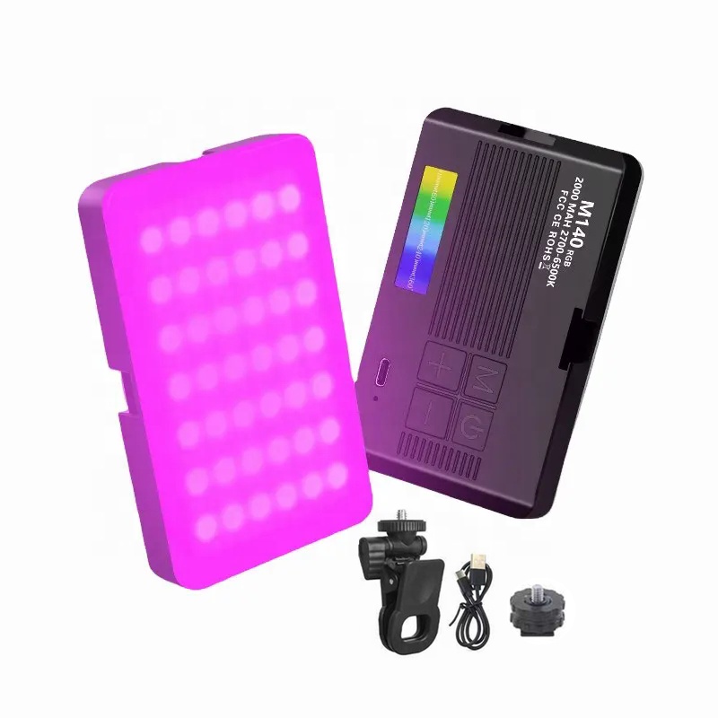 Photography Lighting Diy - Lampa LED panelowa RGB mini bi-kolorowa