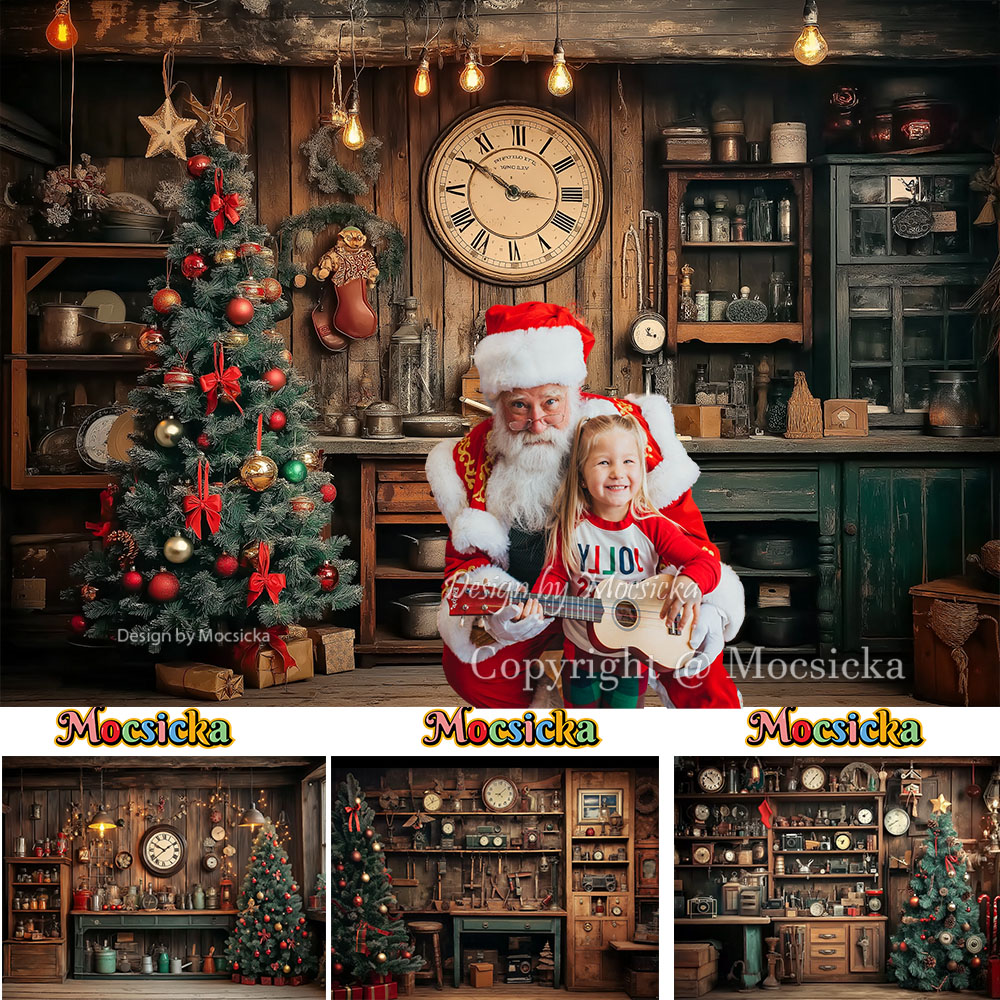 Photography Lighting Workshops - Tło fotograficzne Mocsicka Warsztat Świętego Mikołaja