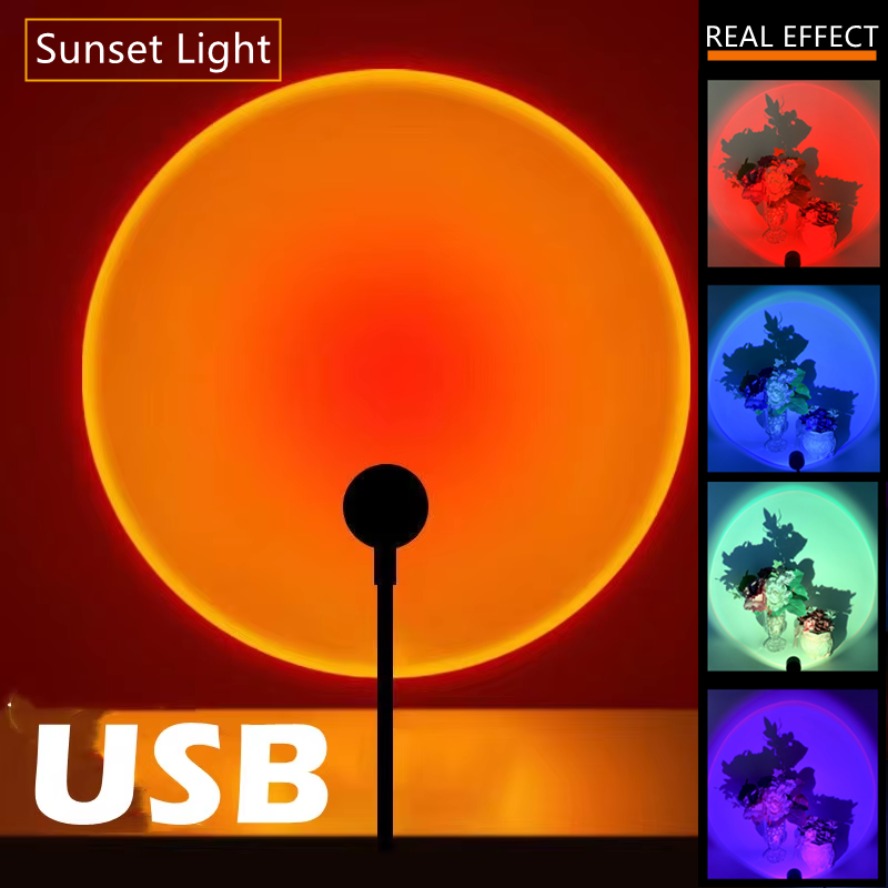 Photography Lighting Diy - Led 5V Kolorowa lampa USB Sunset