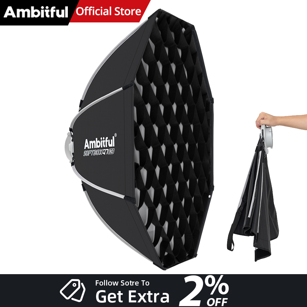 Photography Lighting Setup - AMBITFUL Q7II 55/65/90cm Octagonalny Softbox z