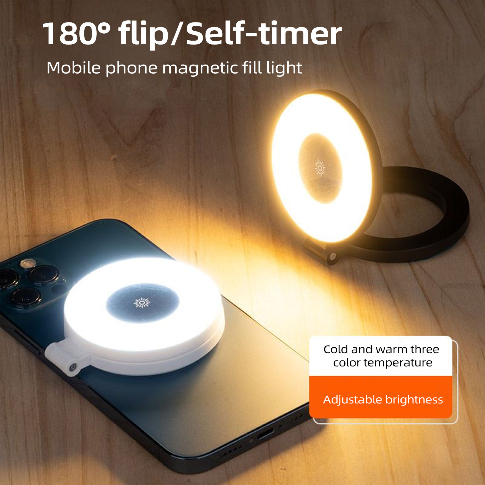 Photography Lighting Ring - Magnetyczny pierścień do Selfie Smartphone magnetyczna