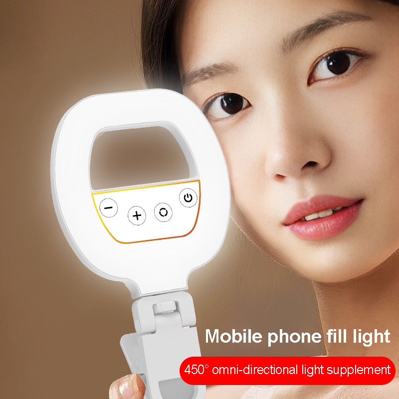 Photography Lighting Ring - Akumulatorowa lampa LED, mobilna lampa pierścieniowa