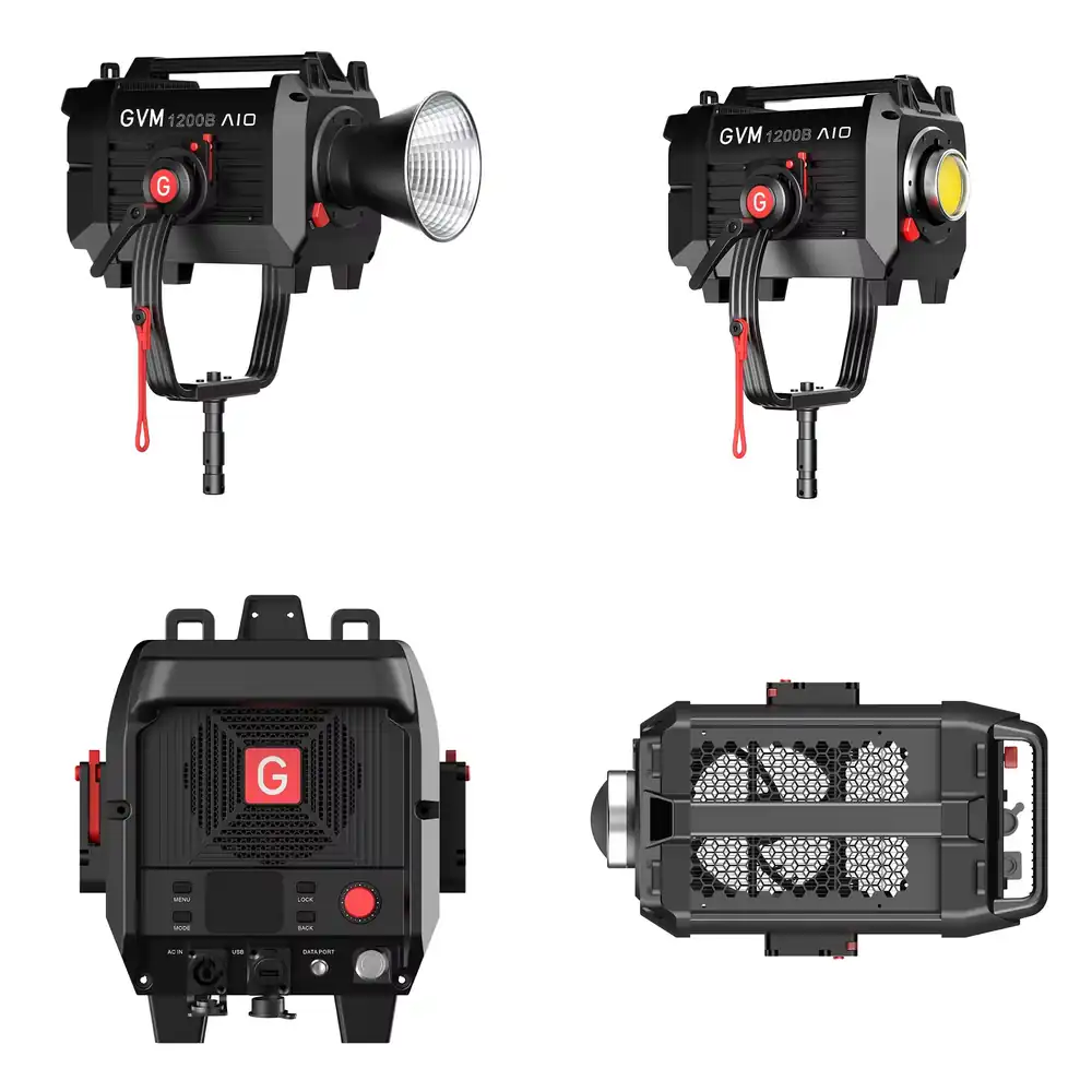 Lighting In Photography Studio - GVM SD1200B AIO 1200W Fotograficzna Lampa