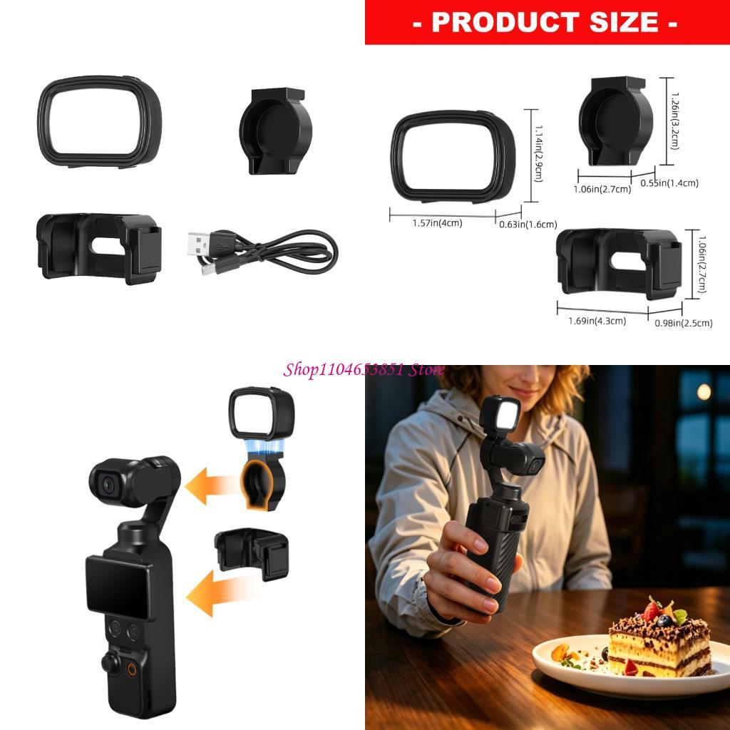 Photography Lighting Reference - Magnetyczna lampka z klipsem do Pocket