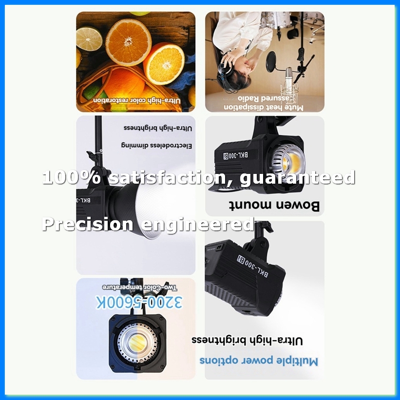 Photography Lighting Gear - Lampa wideo Bi LED 300W, ciągłe