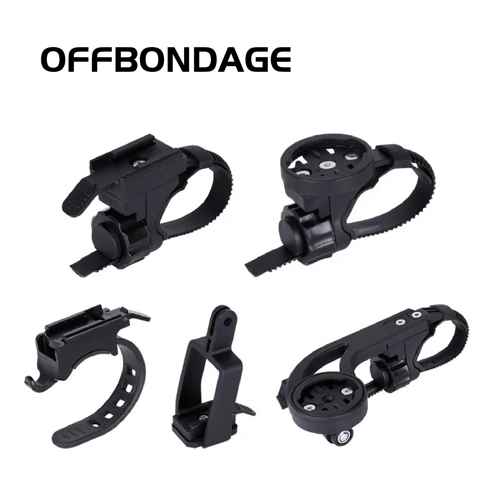 Photography Lighting Gear - Uchwyt rowerowy OFFBONDAGE, wielofunkcyjny, z kodem,