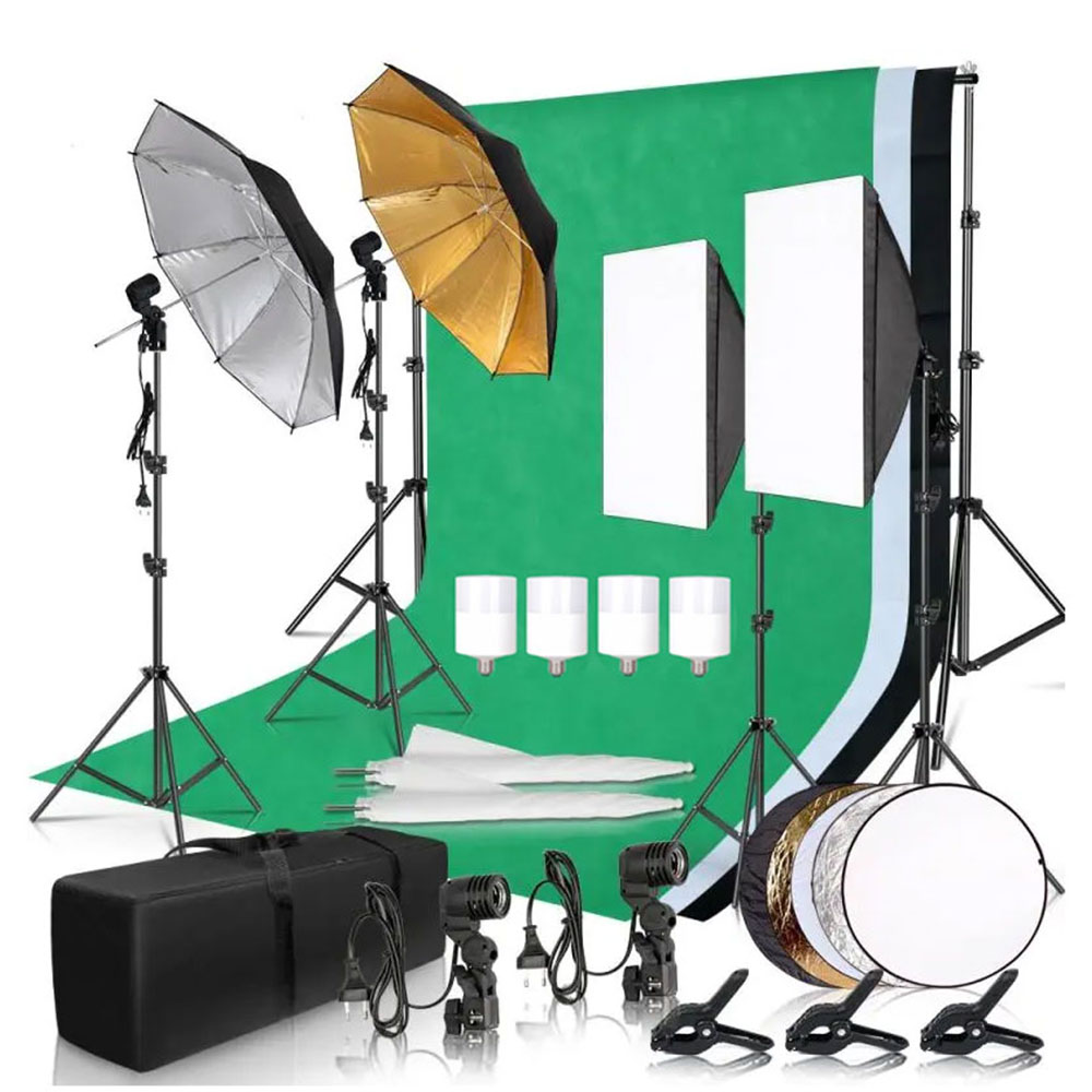 Photography Lighting Setup - Zestaw oświetleniowy do studia fotograficznego z