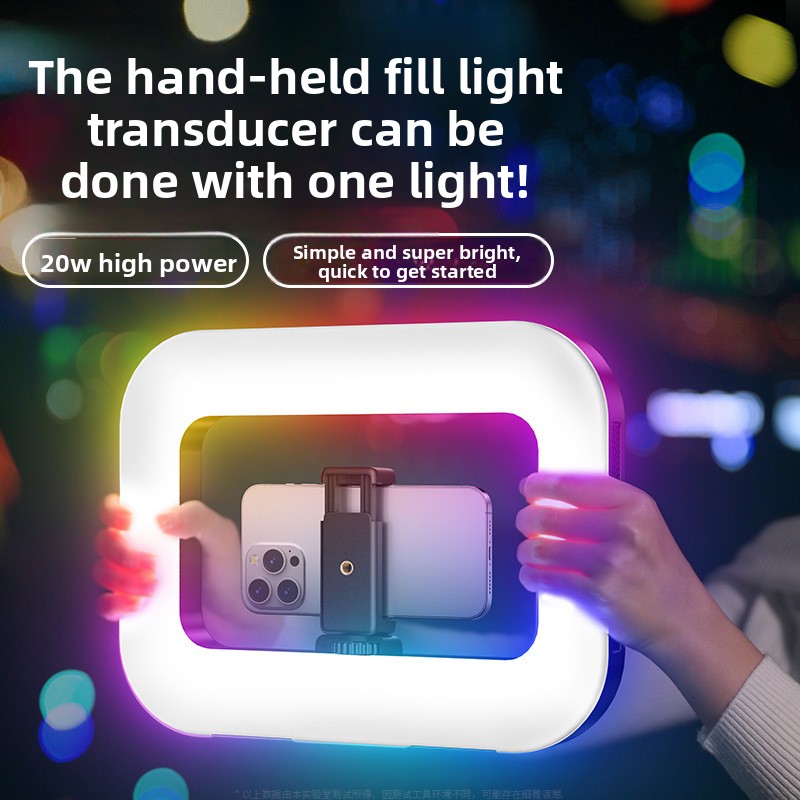 Photography Lighting Diy - Nowa przenośna lampa pierścieniowa do transmisji