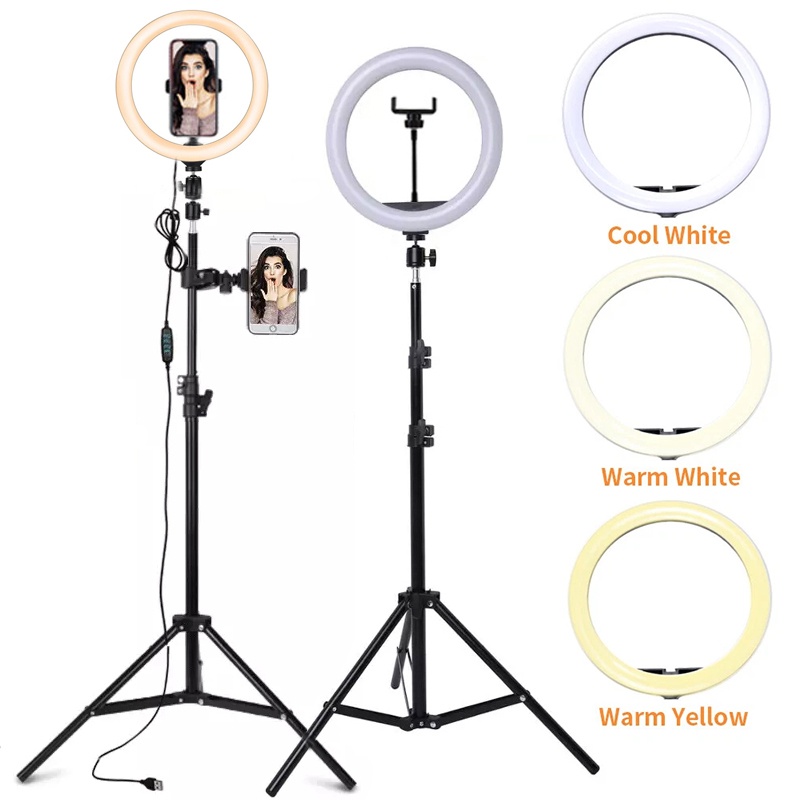 Lampa LED do selfie z regulacj – Photography Lighting Circle recenzja i cena