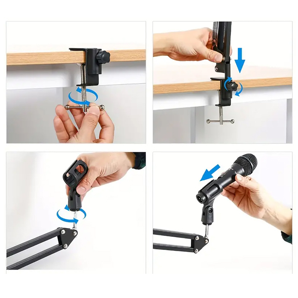Składany metalowy wysuwany wsp – Boom Arm Stand recenzja i cena