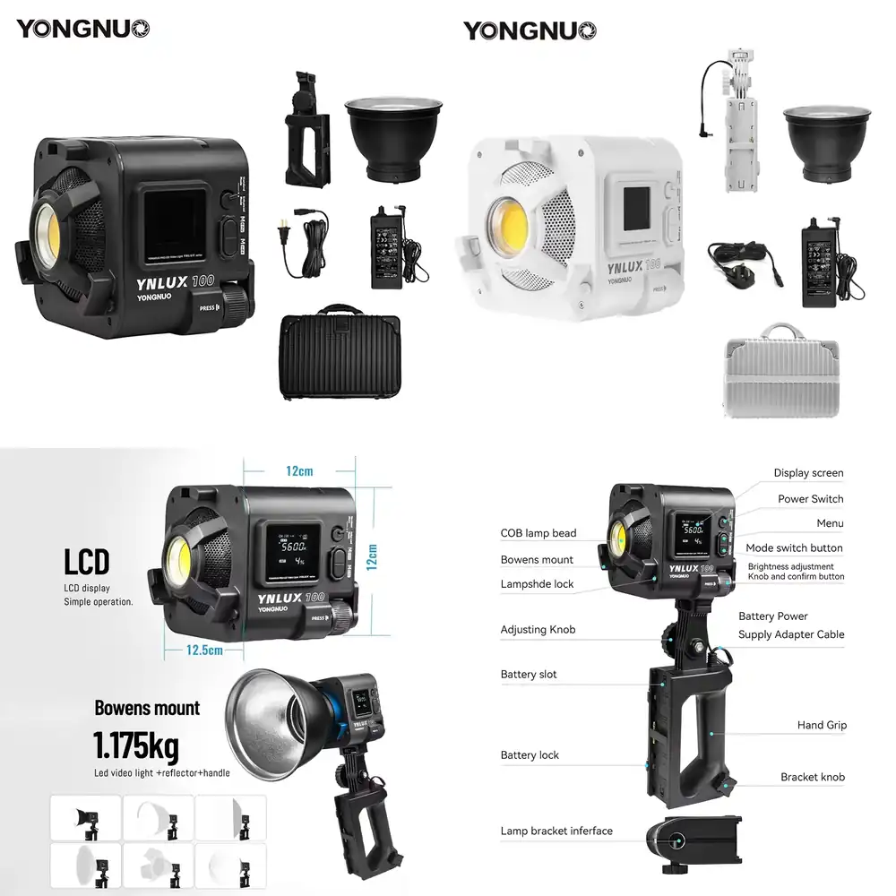 YONGNUO YNLUX100 100W 3200K-56 – Lighting In Photography Studio recenzja i cena