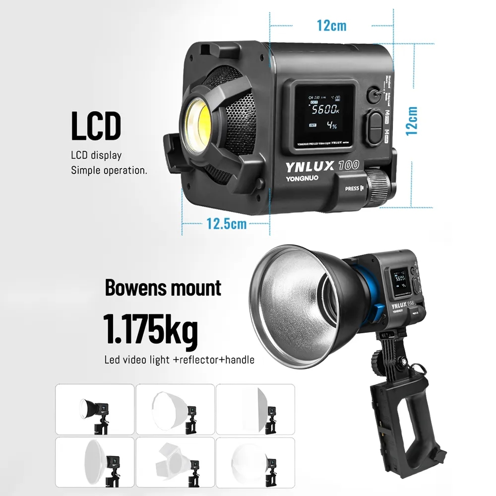 YONGNUO YNLUX100 100W 3200K-56 – Lighting In Photography Studio recenzja i cena