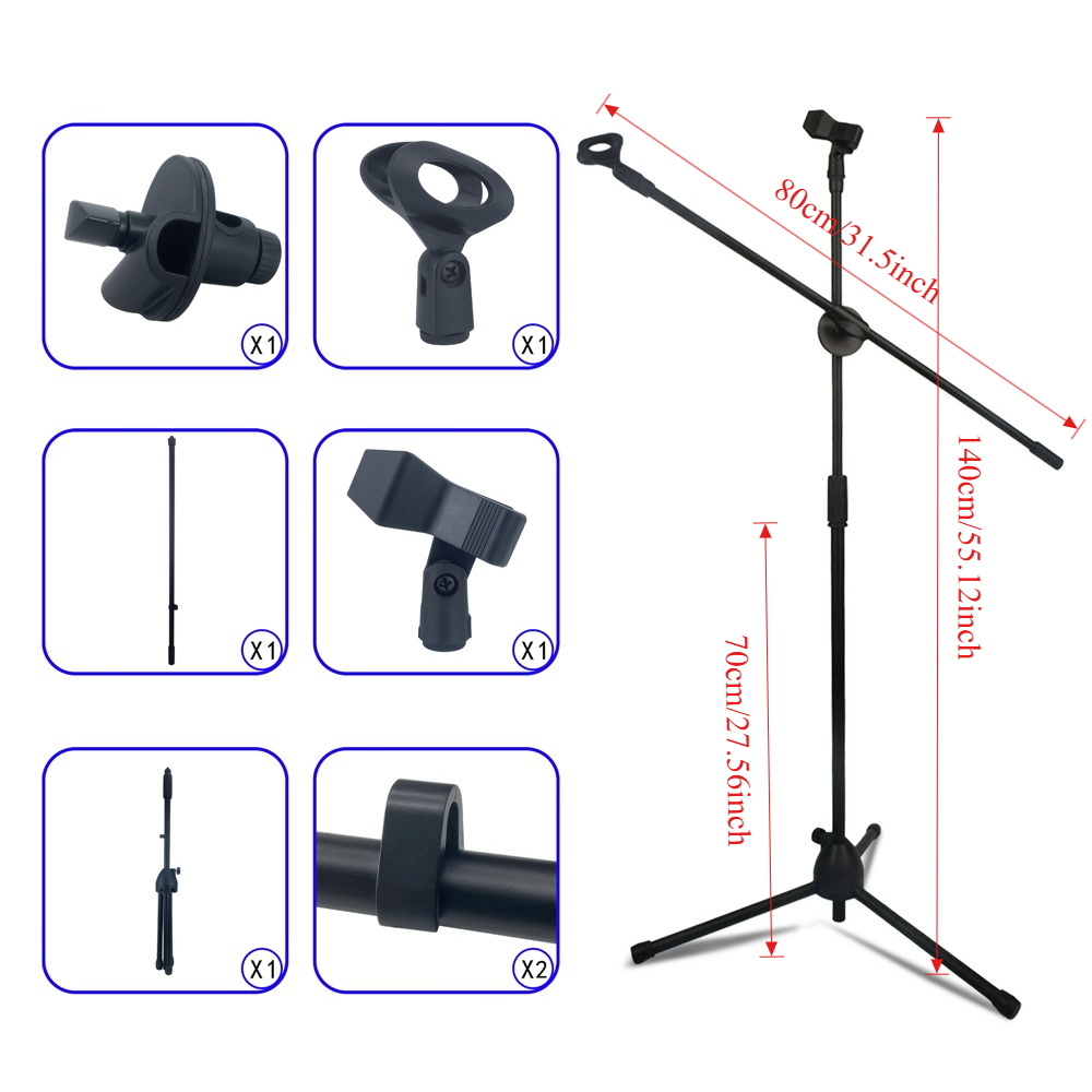 Statyw mikrofonowy podłogowy z – Boom Arm Stand recenzja i cena