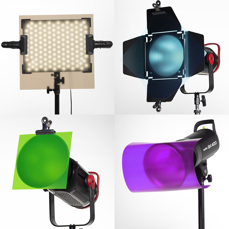 Filtr kolorowy do oświetlenia  – Photography Lighting Set recenzja i cena