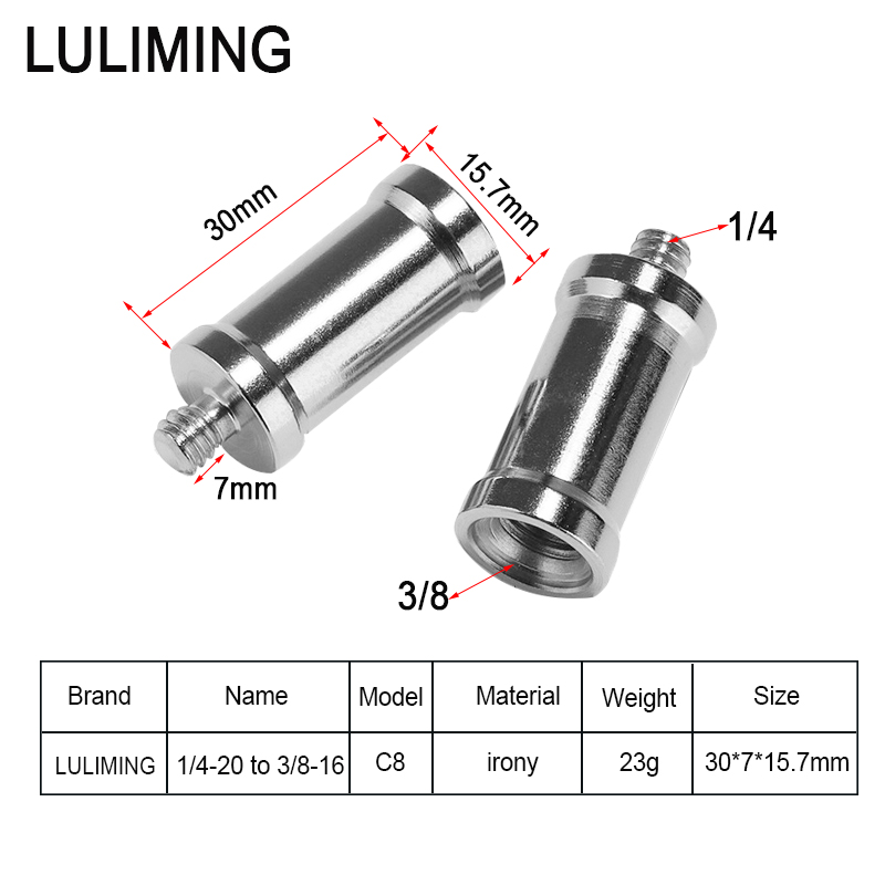 Adapter śrubowy 3/8 na 1/4 cal – Photography Lighting Reference recenzja i cena