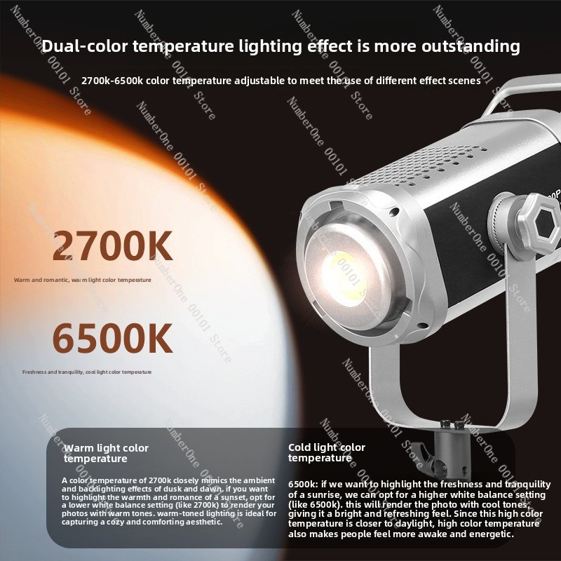 Lampa fotograficzna COB 300W z – Photography Lighting For Portraits recenzja i cena