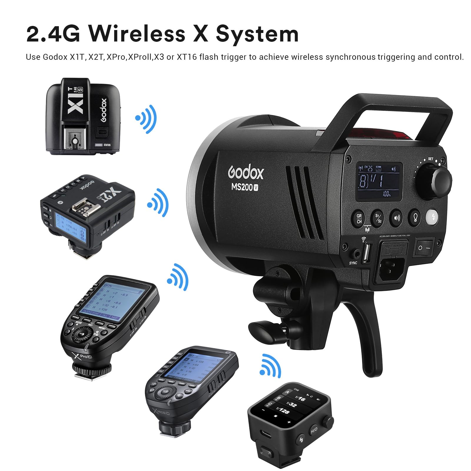 Godox MS200V Lampa studyjna bł – Photography Lighting For Portraits recenzja i cena