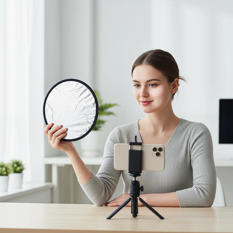 Okrągły reflektor fotograficzn – Lighting In Photography Studio recenzja i cena